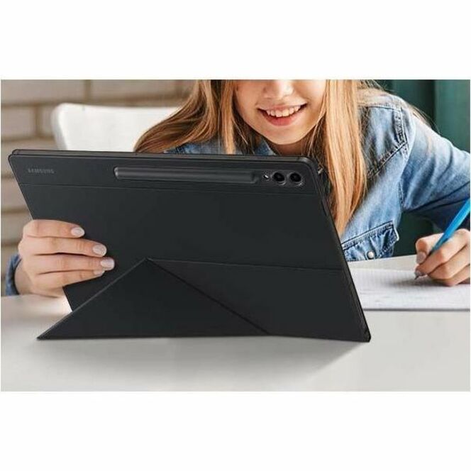 Samsung Carrying Case (Book Fold) Samsung Galaxy Tab S10 Ultra, Galaxy Tab S9 Ultra Tablet - Black Samsung Carrying Case (Book Fold) Samsung Galaxy Tab S10 Ultra, Galaxy Tab S9 Ultra Tablet - Black